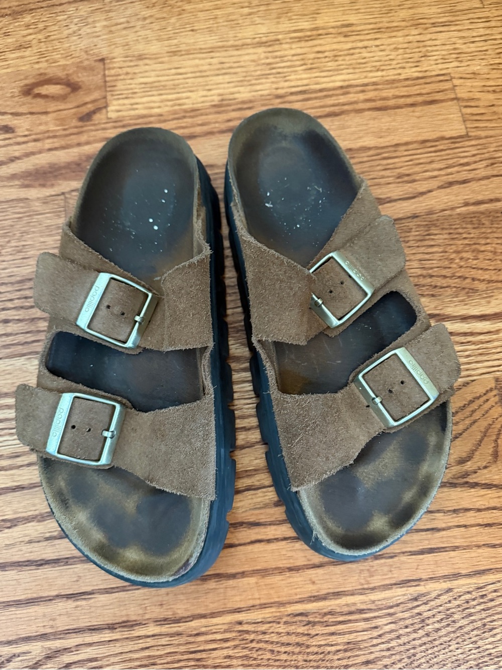 Papillio by Birkenstock Arizona Chunky Suede Leather Sandal